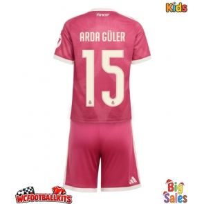 Real Madrid Arda Guler #15 Replica Third Stadium Kit for Kids 2026-27 Short Sleeve (+ pants)